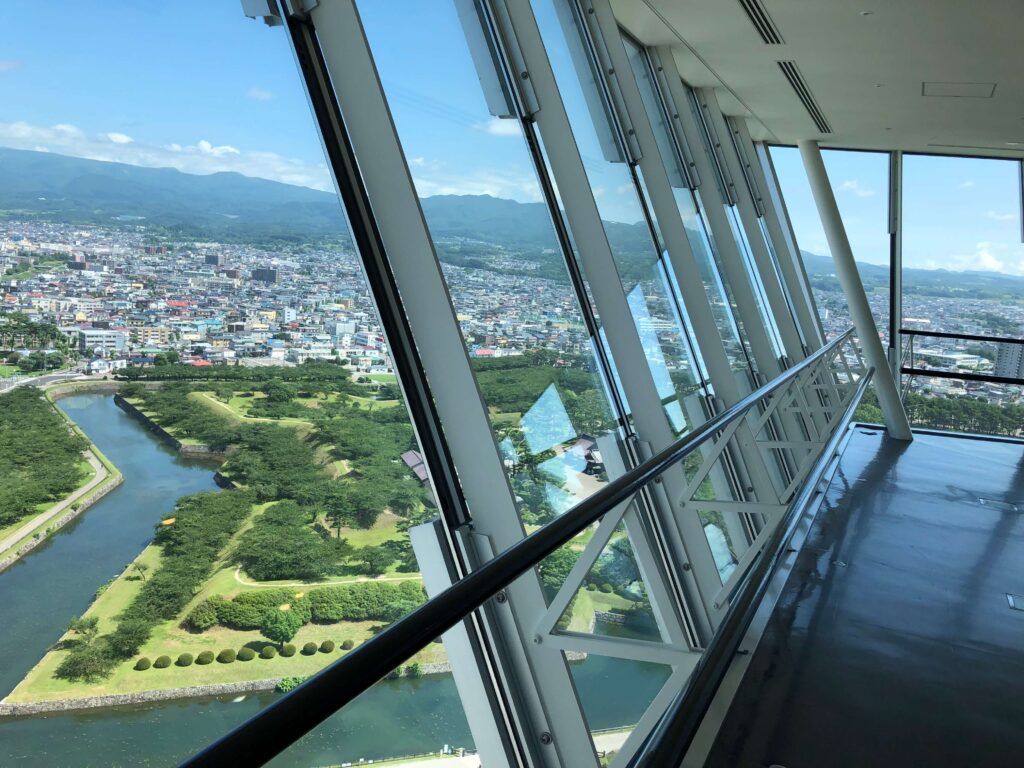 家族旅行で五稜郭タワー